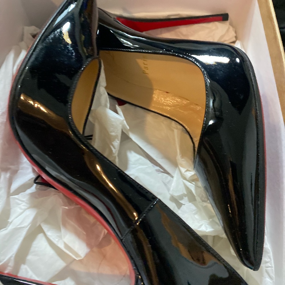 Christian Louboutin Blk Patent So Kate 120 sz 40